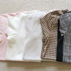 FIVE (5) BooHooMan Shirts - Size M - Slim Fit - New with tags - Summer wardrobe!